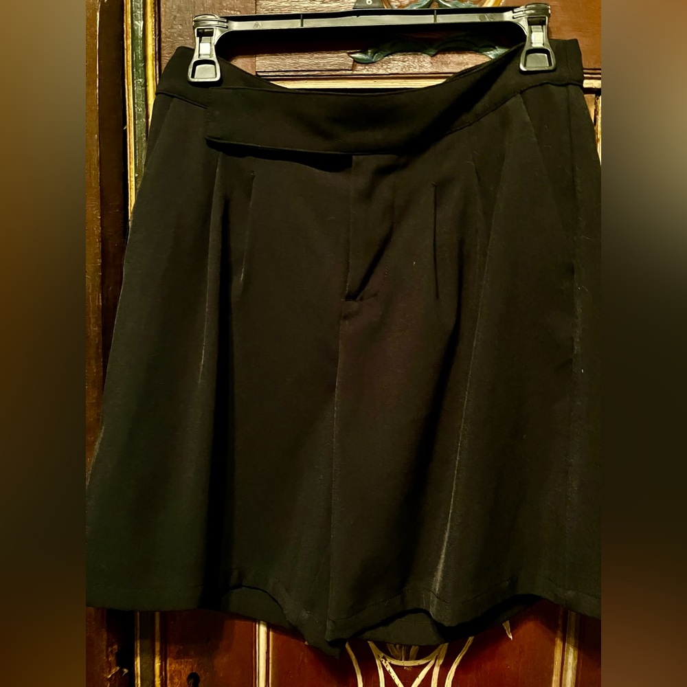Classic High Waist Black Women's Shorts